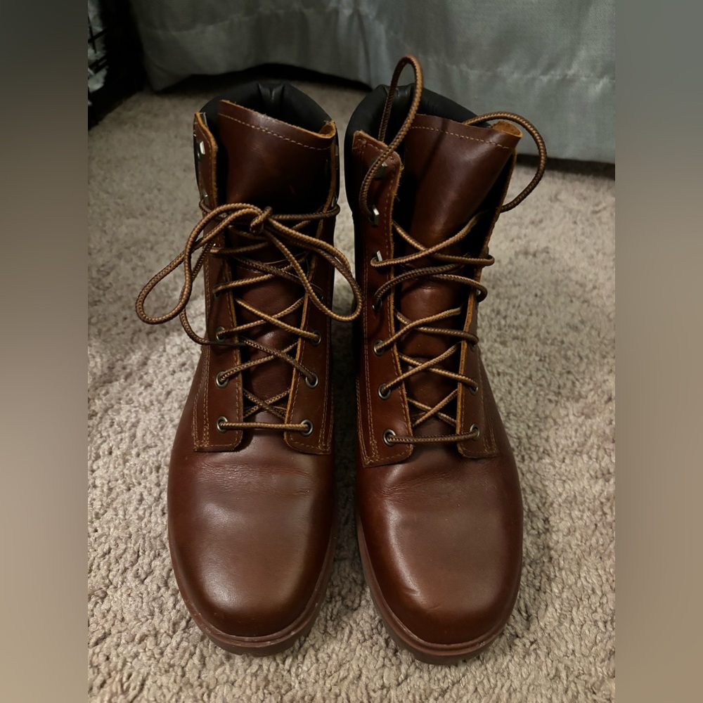 Timberland Women's Brown Lace Up Boots